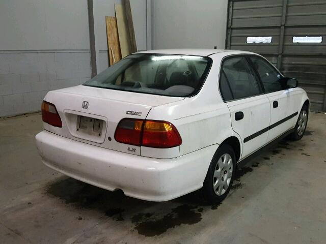 1HGEJ6671XL017765 - 1999 HONDA CIVIC LX WHITE photo 4