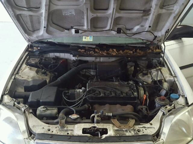 1HGEJ6671XL017765 - 1999 HONDA CIVIC LX WHITE photo 7