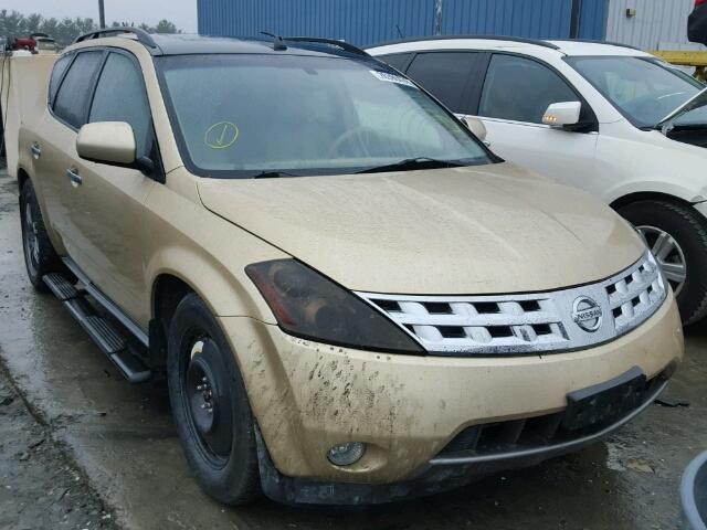 JN8AZ08W24W302707 - 2004 NISSAN MURANO SL GOLD photo 1