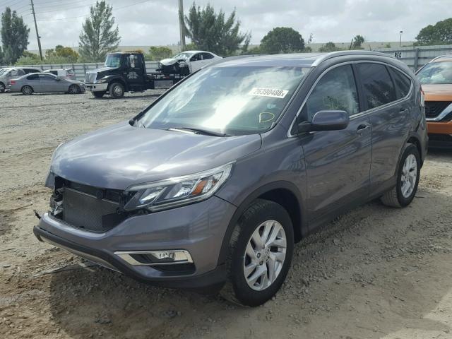 2HKRM3H70FH502484 - 2015 HONDA CR-V EXL CHARCOAL photo 2