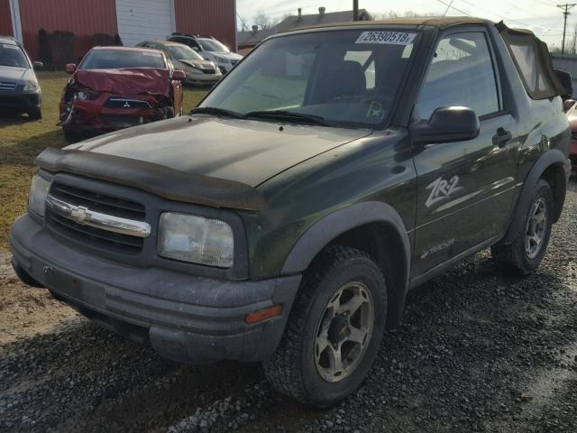 2CNBJ78C716933766 - 2001 CHEVROLET TRACKER ZR GREEN photo 2