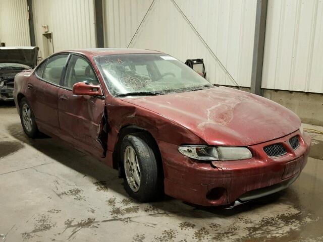 1G2WP52KX2F148095 - 2002 PONTIAC GRAND PRIX RED photo 1