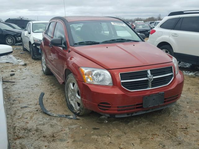 1B3HB48B47D300350 - 2007 DODGE CALIBER SX ORANGE photo 1