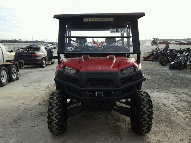 4XAWH76A1DE643968 - 2013 POLARIS RANGER 800 RED photo 9