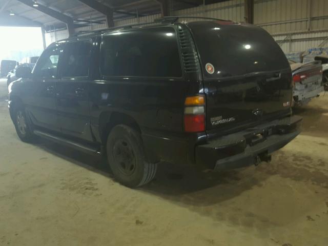 1GKFK66U04J283330 - 2004 GMC YUKON XL D BLACK photo 3