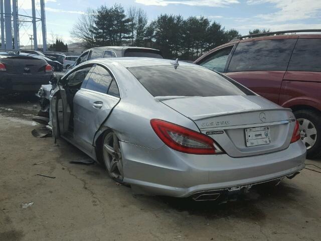 WDDLJ9BB7CA030887 - 2012 MERCEDES-BENZ CLS 550 4M SILVER photo 3