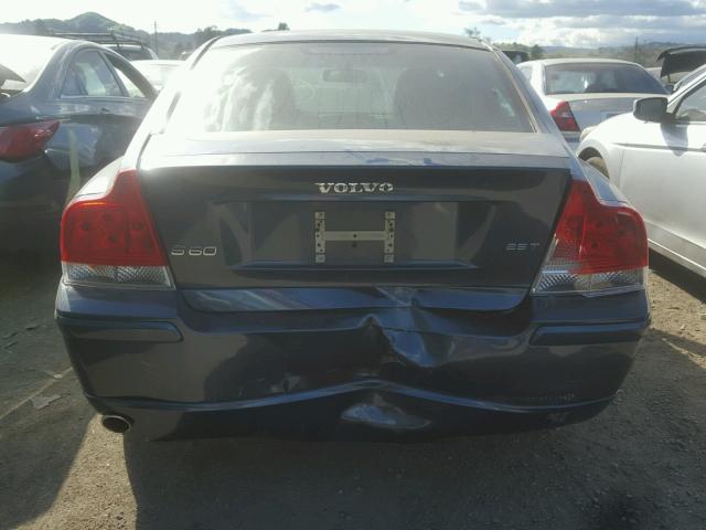 YV1RS592482700522 - 2008 VOLVO S60 2.5T BLUE photo 9