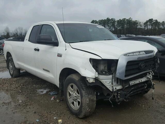 5TFSV54177X003151 - 2007 TOYOTA TUNDRA DOU WHITE photo 1