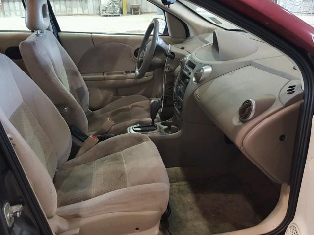 1G8AL55B47Z142970 - 2007 SATURN ION LEVEL RED photo 5