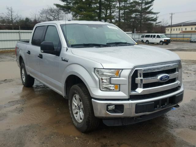 1FTEW1EF1GFC47901 - 2016 FORD F150 SUPER SILVER photo 1