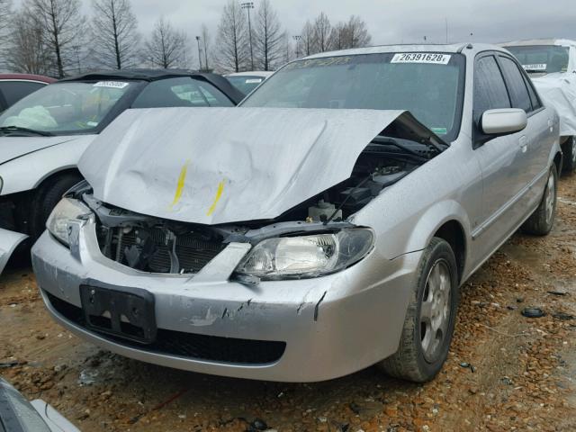 JM1BJ225220517944 - 2002 MAZDA PROTEGE DX SILVER photo 7