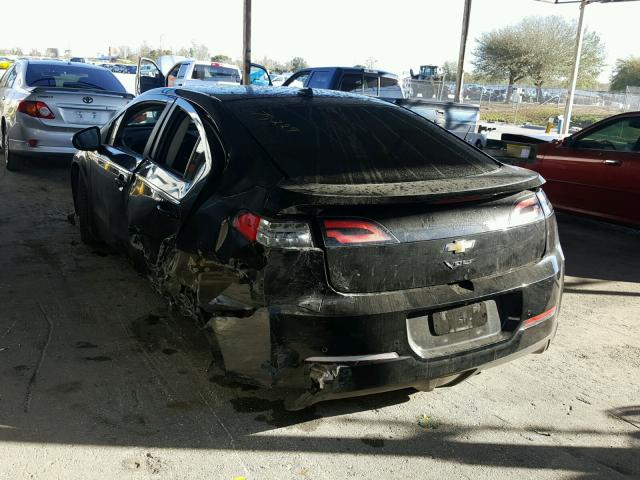 1G1RB6E41DU106531 - 2013 CHEVROLET VOLT BLACK photo 3