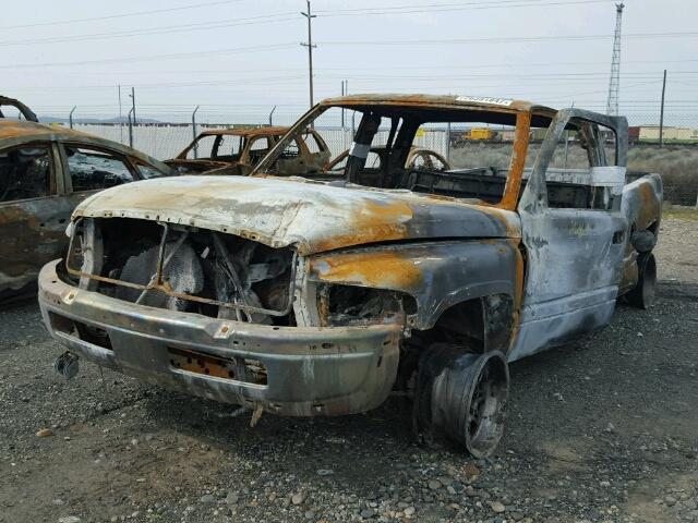 1B7KF23601J595642 - 2001 DODGE RAM 2500 BURN photo 2
