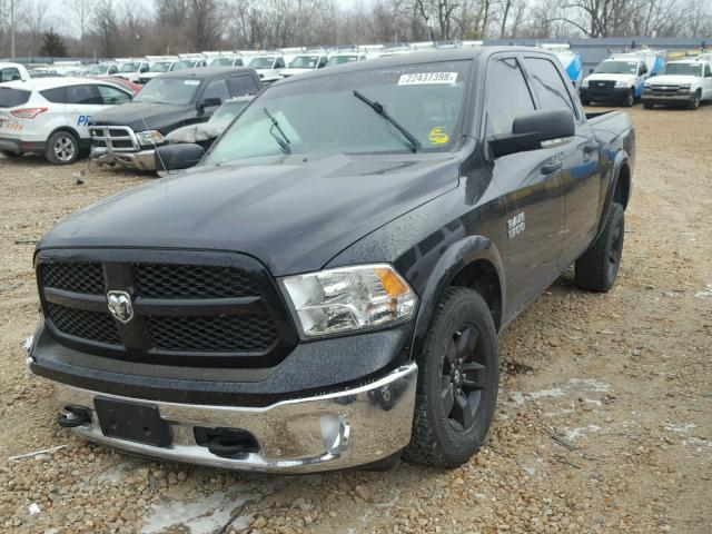 1C6RR7LGXES257703 - 2014 RAM 1500 SLT BLACK photo 2