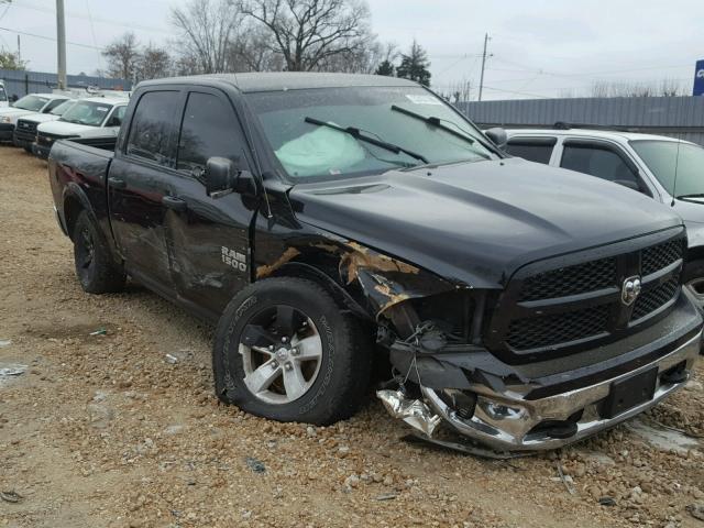 1C6RR7LGXES257703 - 2014 RAM 1500 SLT BLACK photo 9