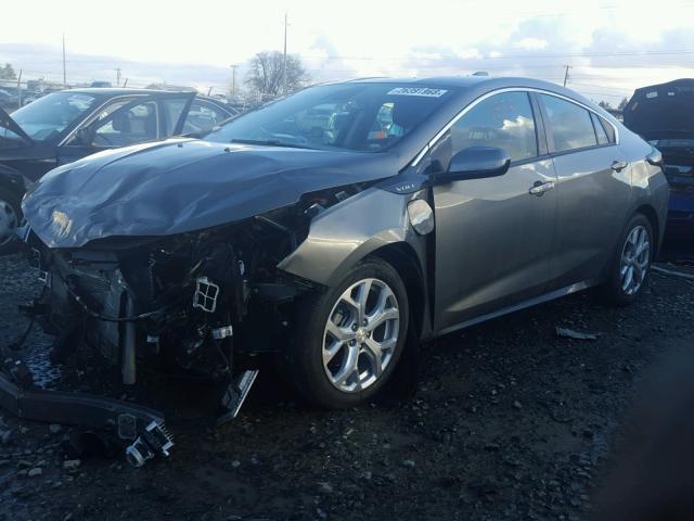 1G1RD6S52HU128356 - 2017 CHEVROLET VOLT PREMI GRAY photo 2