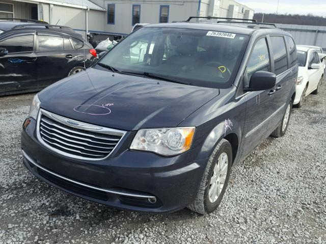 2C4RC1BG7ER174434 - 2014 CHRYSLER TOWN & COU BLUE photo 2