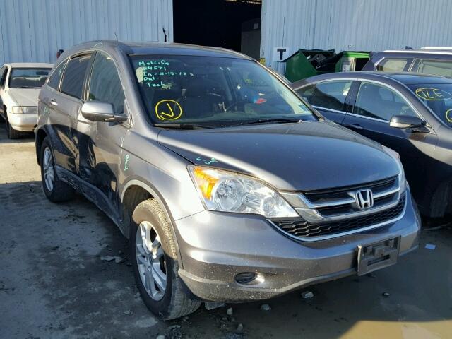 JHLRE4H72AC013644 - 2010 HONDA CR-V EXL GRAY photo 1