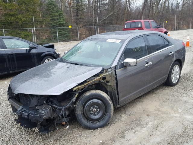 3LNHL2GC2AR609240 - 2010 LINCOLN MKZ GRAY photo 2