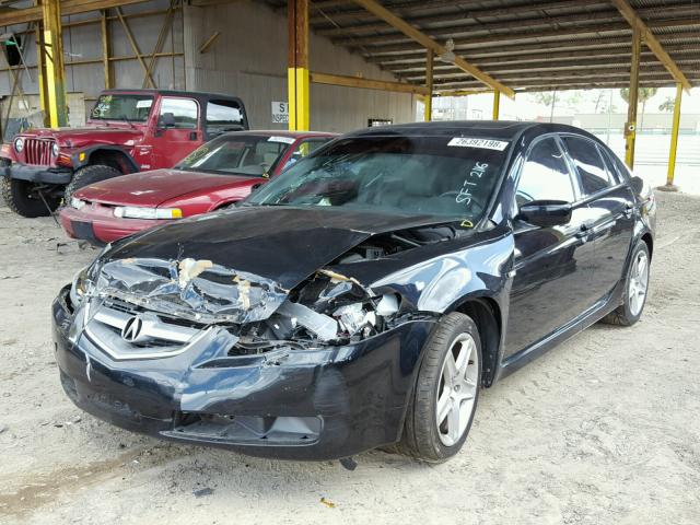 19UUA66204A030448 - 2004 ACURA TL BLACK photo 2