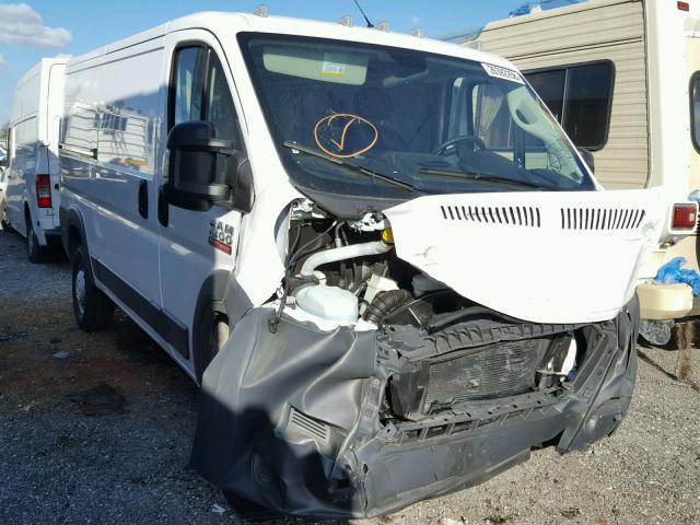 3C6TRVAG4JE109492 - 2018 RAM PROMASTER WHITE photo 1