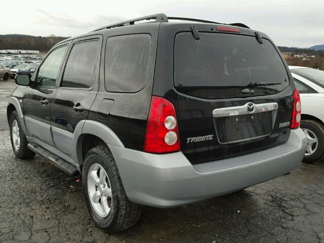 4F2YZ941X5KM50735 - 2005 MAZDA TRIBUTE S BLACK photo 3