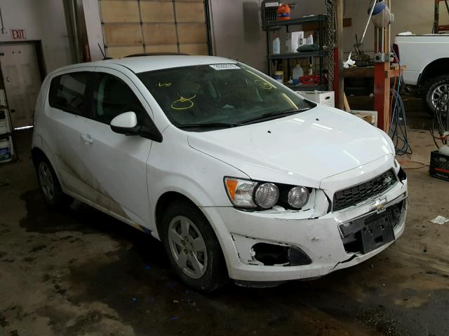 1G1JA6SH0G4174122 - 2016 CHEVROLET SONIC LS WHITE photo 1