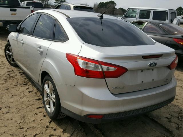 1FADP3F23EL171389 - 2014 FORD FOCUS SE SILVER photo 3