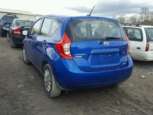 3N1CE2CP3GL365419 - 2016 NISSAN VERSA NOTE BLUE photo 3