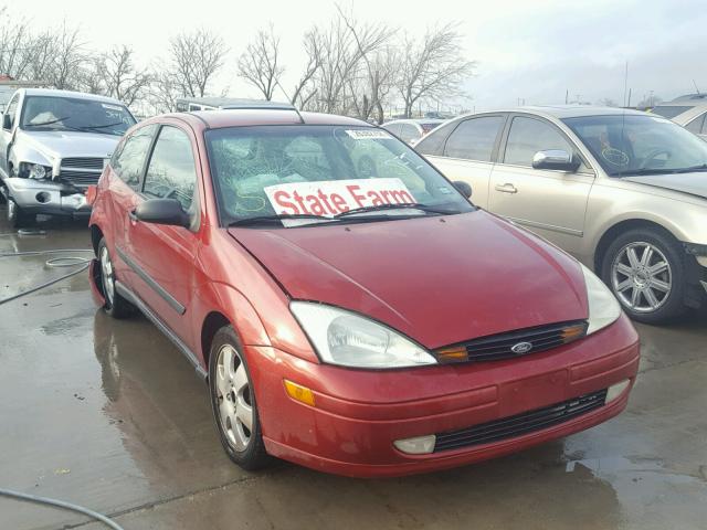 3FAFP31361R210738 - 2001 FORD FOCUS ZX3 RED photo 1