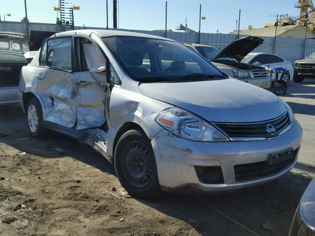 3N1BC1AP3BL390182 - 2011 NISSAN VERSA S GRAY photo 1