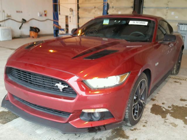 1FA6P8CF1H5237685 - 2017 FORD MUSTANG GT BURGUNDY photo 2