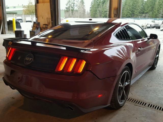 1FA6P8CF1H5237685 - 2017 FORD MUSTANG GT BURGUNDY photo 4