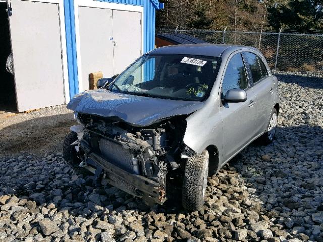 3N1CK3CP6FL214670 - 2015 NISSAN MICRA GRAY photo 2