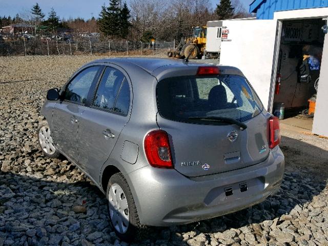 3N1CK3CP6FL214670 - 2015 NISSAN MICRA GRAY photo 3