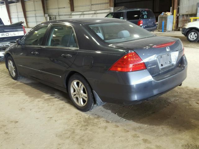 1HGCM56326A059071 - 2006 HONDA ACCORD SE BLUE photo 3