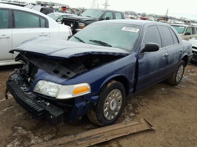 2FAFP71W93X222534 - 2003 FORD CROWN VICT BLUE photo 2