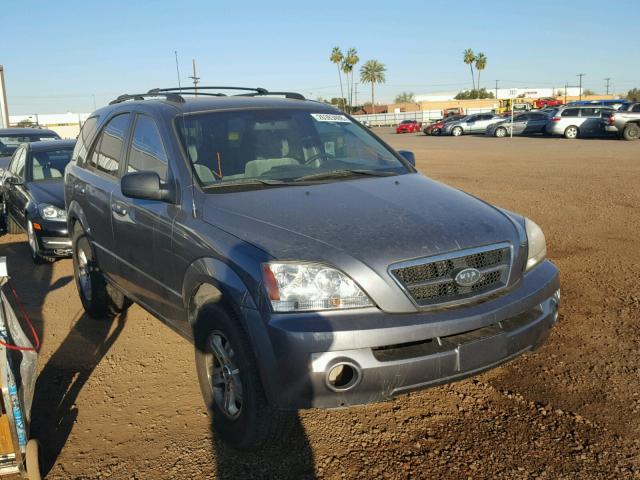 KNDJD733555486595 - 2005 KIA SORENTO EX GRAY photo 1