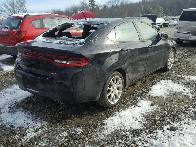 1C3CDFBA9DD342382 - 2013 DODGE DART SXT BLACK photo 4