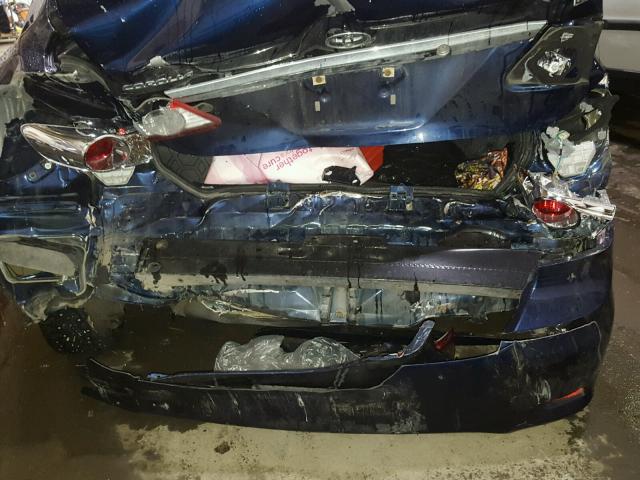 5YFBU4EE3DP165772 - 2013 TOYOTA COROLLA BA BLUE photo 9