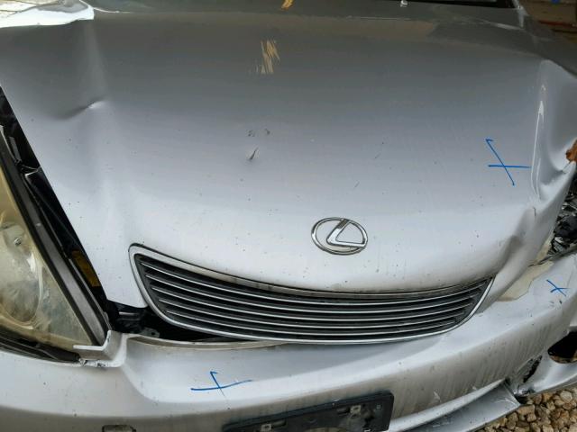 JTHBA30G355071965 - 2005 LEXUS ES 330 SILVER photo 7