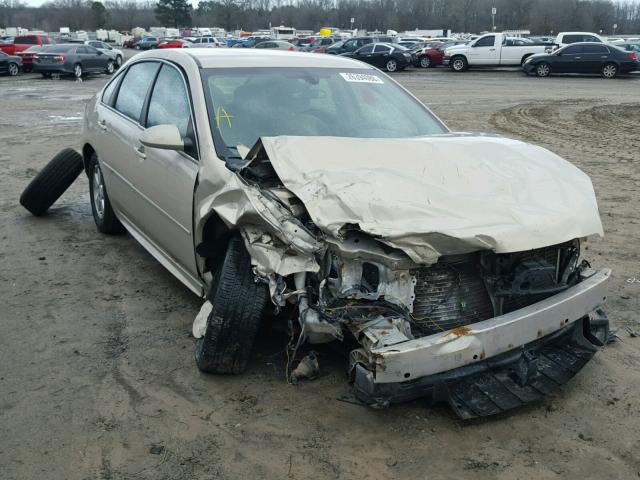 2G1WB5EK9A1235166 - 2010 CHEVROLET IMPALA LT GOLD photo 1