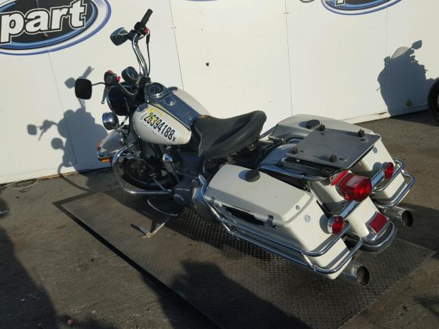 1HD1FJV1XYY616410 - 2000 HARLEY-DAVIDSON FLHP WHITE photo 3