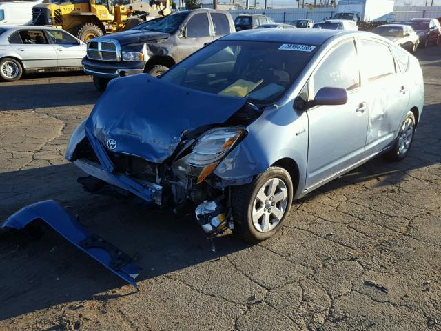 JTDKB20U277665307 - 2007 TOYOTA PRIUS BLUE photo 2