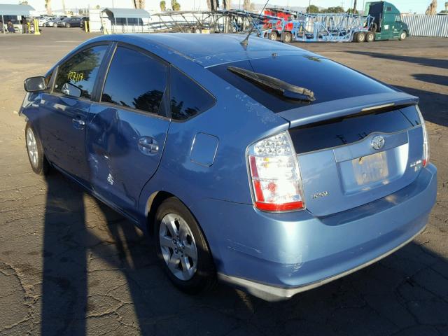 JTDKB20U277665307 - 2007 TOYOTA PRIUS BLUE photo 3