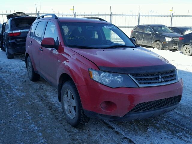 JA4MT31X77Z603324 - 2007 MITSUBISHI OUTLANDER RED photo 1