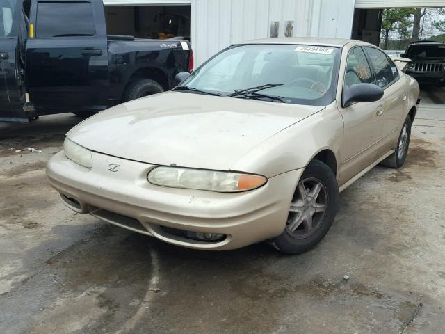 1G3NL52E44C160602 - 2004 OLDSMOBILE ALERO GL GOLD photo 2