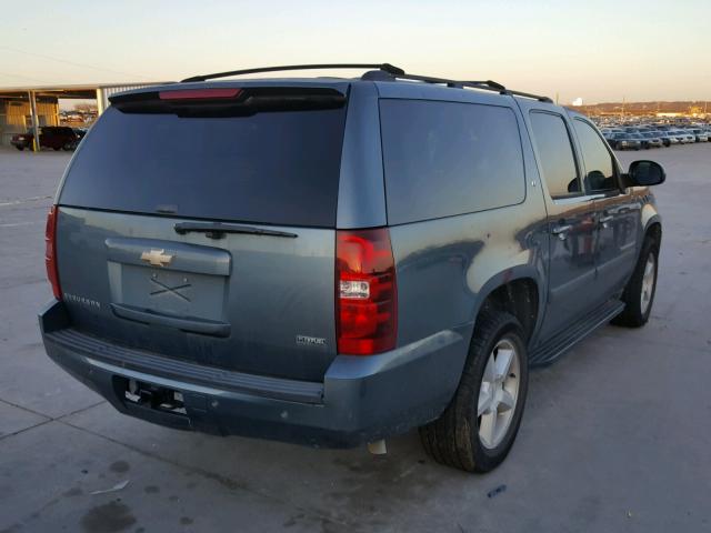 3GNFC16098G231802 - 2008 CHEVROLET SUBURBAN C BLUE photo 4