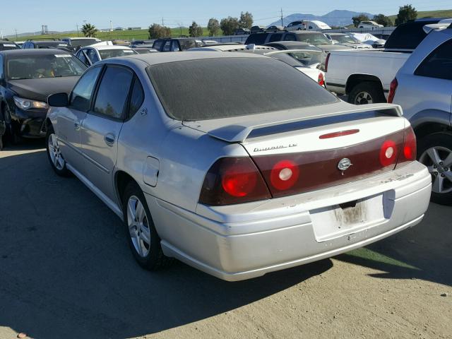 2G1WH52K649206359 - 2004 CHEVROLET IMPALA LS SILVER photo 3