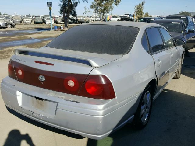 2G1WH52K649206359 - 2004 CHEVROLET IMPALA LS SILVER photo 4